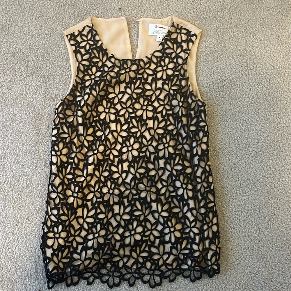 Lela Rose and Neiman Marcus for target sleeveless blouse size M
